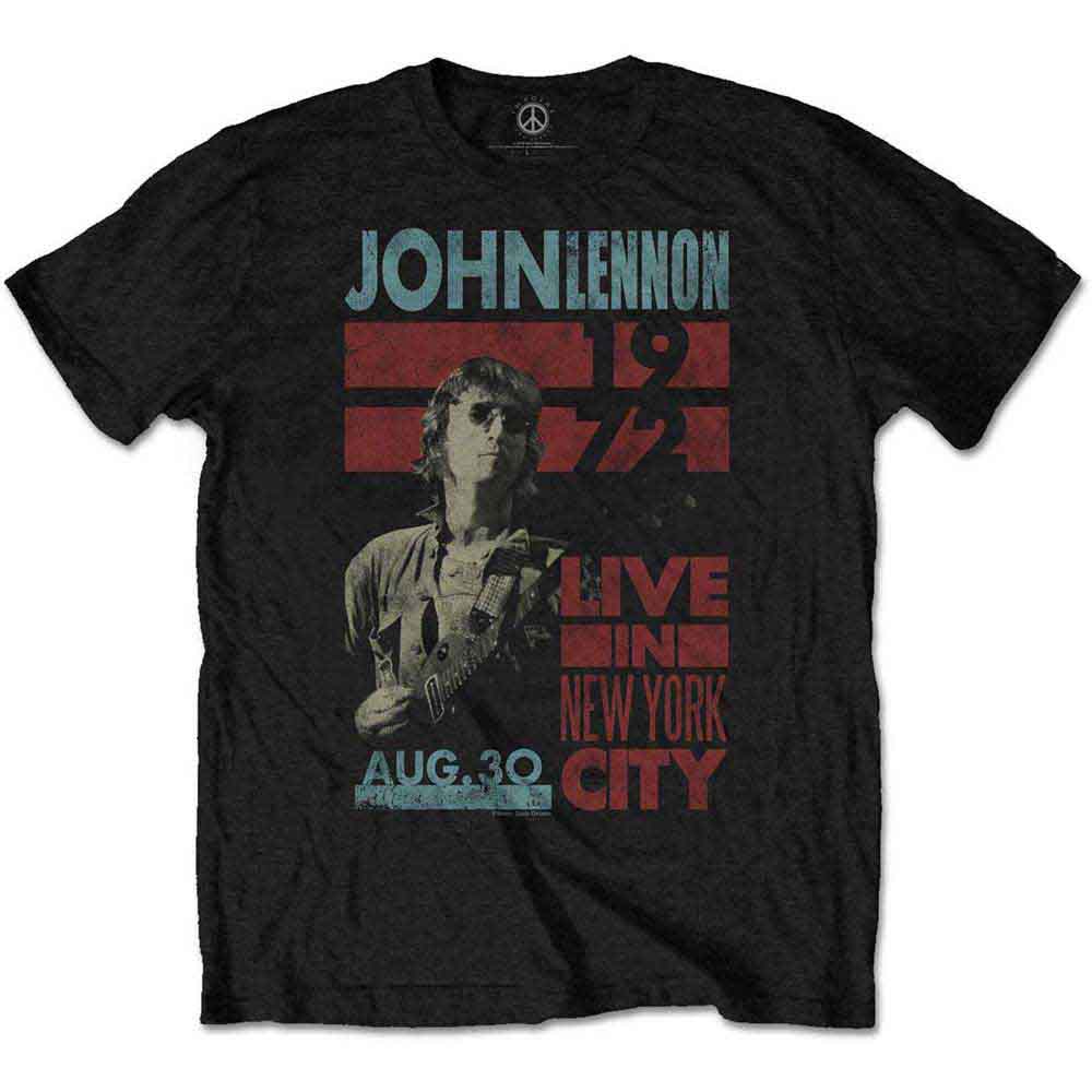 John Lennon T Shirt - Live In NYC