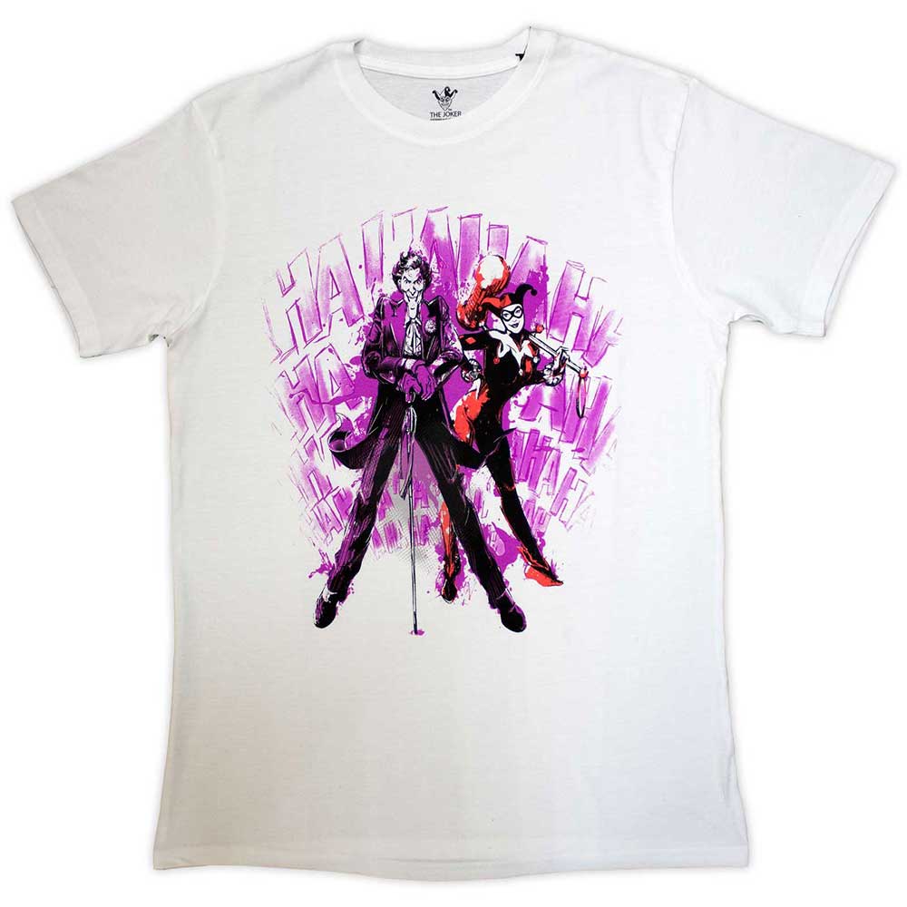 DC Comics T Shirt - Harley & Joker Haha