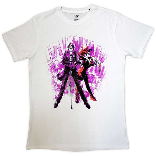 DC Comics T Shirt - Harley & Joker Haha