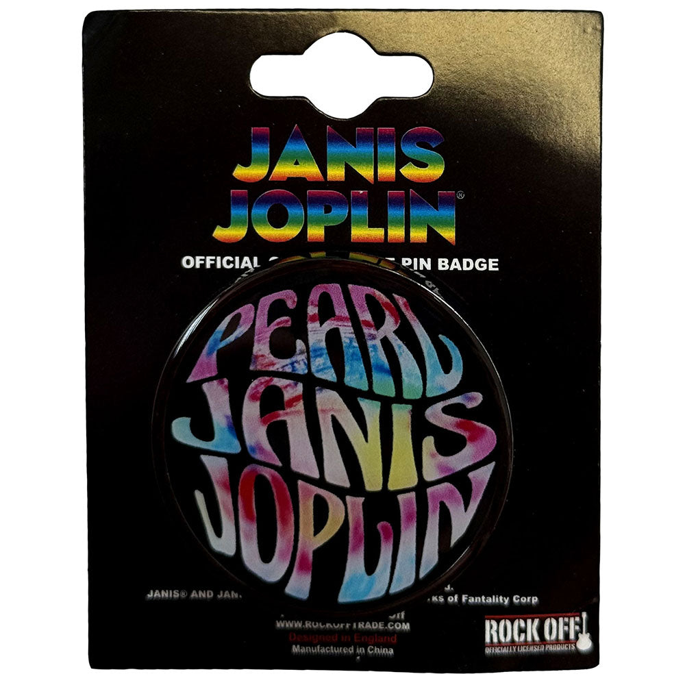 Janis Joplin Pin Badge - Cant Buy Me Love/You Cant Do That (French)