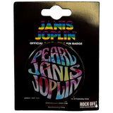 Janis Joplin Pin Badge - Cant Buy Me Love/You Cant Do That (French)