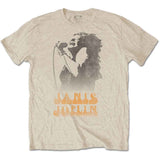 Janis Joplin T Shirt - Working The Mic