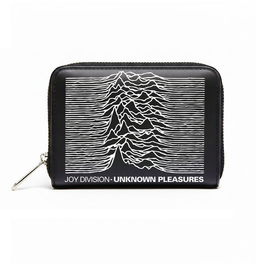 Rocksax Joy Division Purse (Women's Bi-Fold Zipped Wallet) - Unknown Pleasures