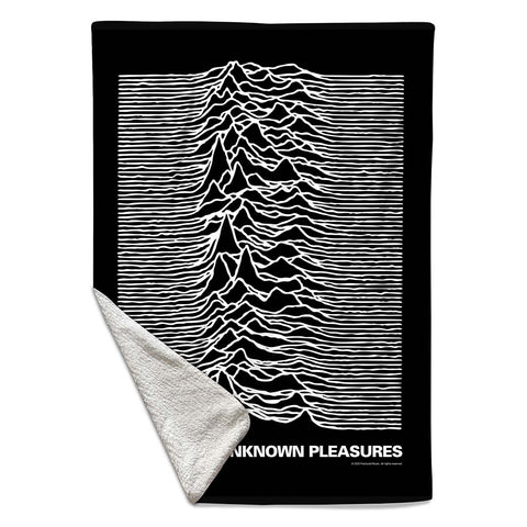 Rocksax Joy Division Sherpa Fleece Blanket - Unknown Pleasures