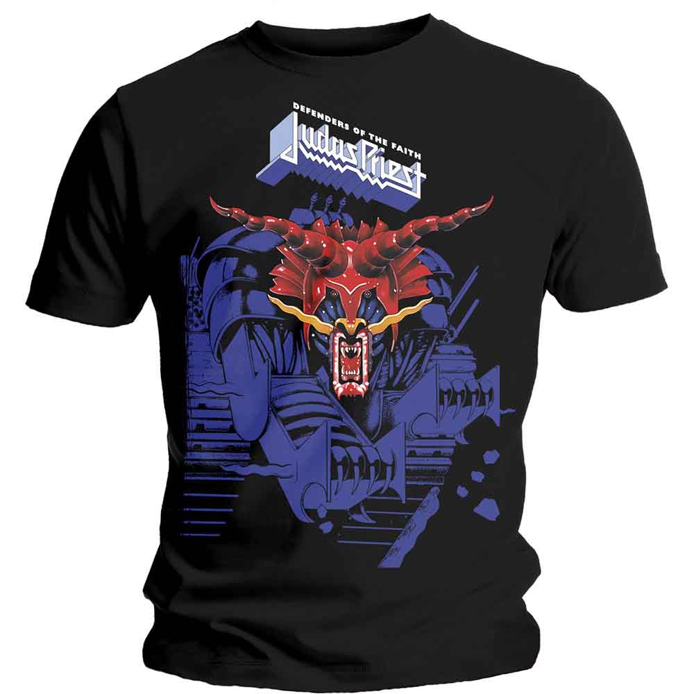 Judas Priest T Shirt - Defenders Blue