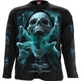 GHOST SKULL - Longsleeve T-Shirt Black