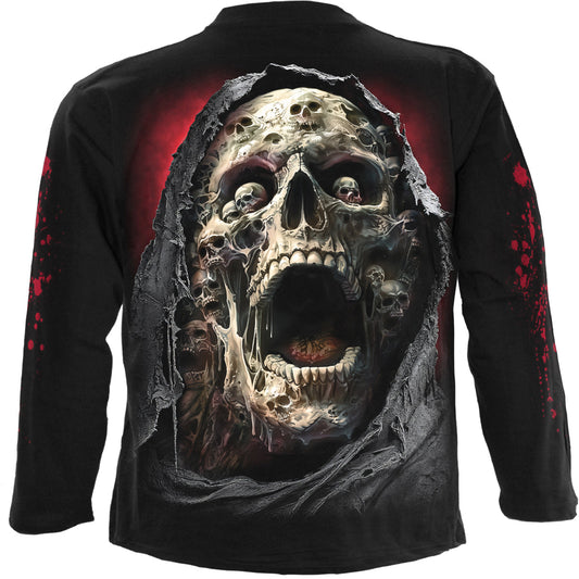 SCREAMING DEATH - Longsleeve T-Shirt Black