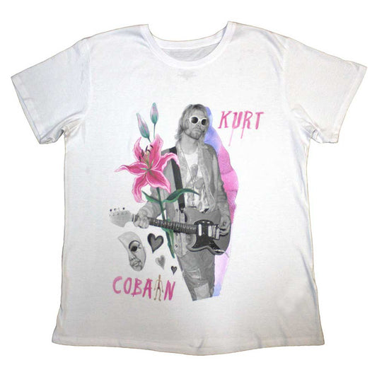 Kurt Cobain T Shirt - Flower