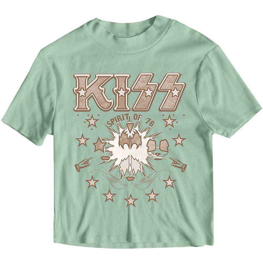 Kiss Women's Crop Top - Spirit Of '76