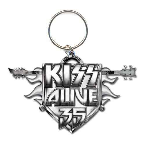 Kiss Standard Keychains - Alive 35 Tour