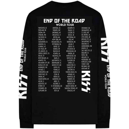 Kiss Long Sleeve T Shirt - End Of The Road Tour
