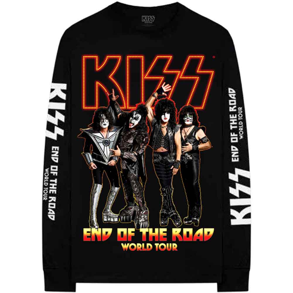 Kiss Long Sleeve T Shirt - End Of The Road Tour