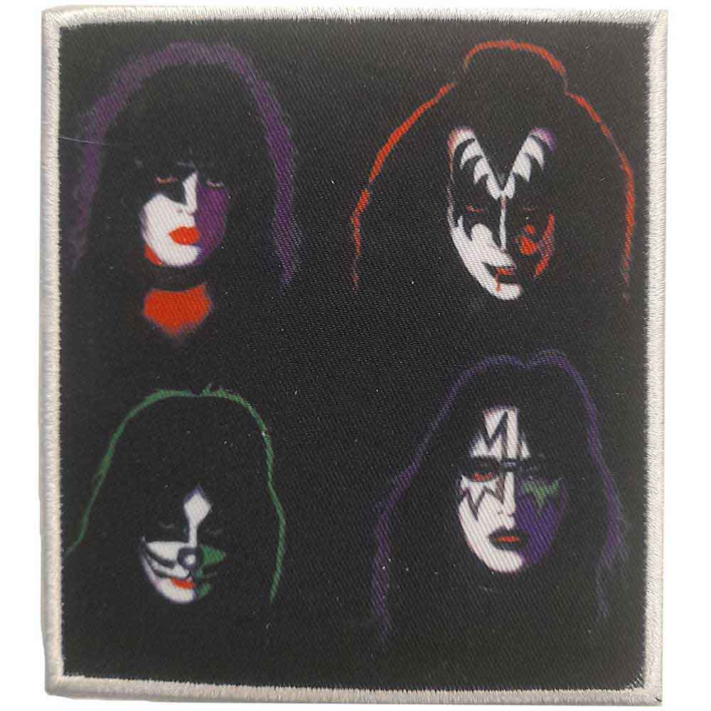 Kiss Patches Iron On - 4 Heads
