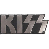 Kiss Patches Iron On - Chrome Logo