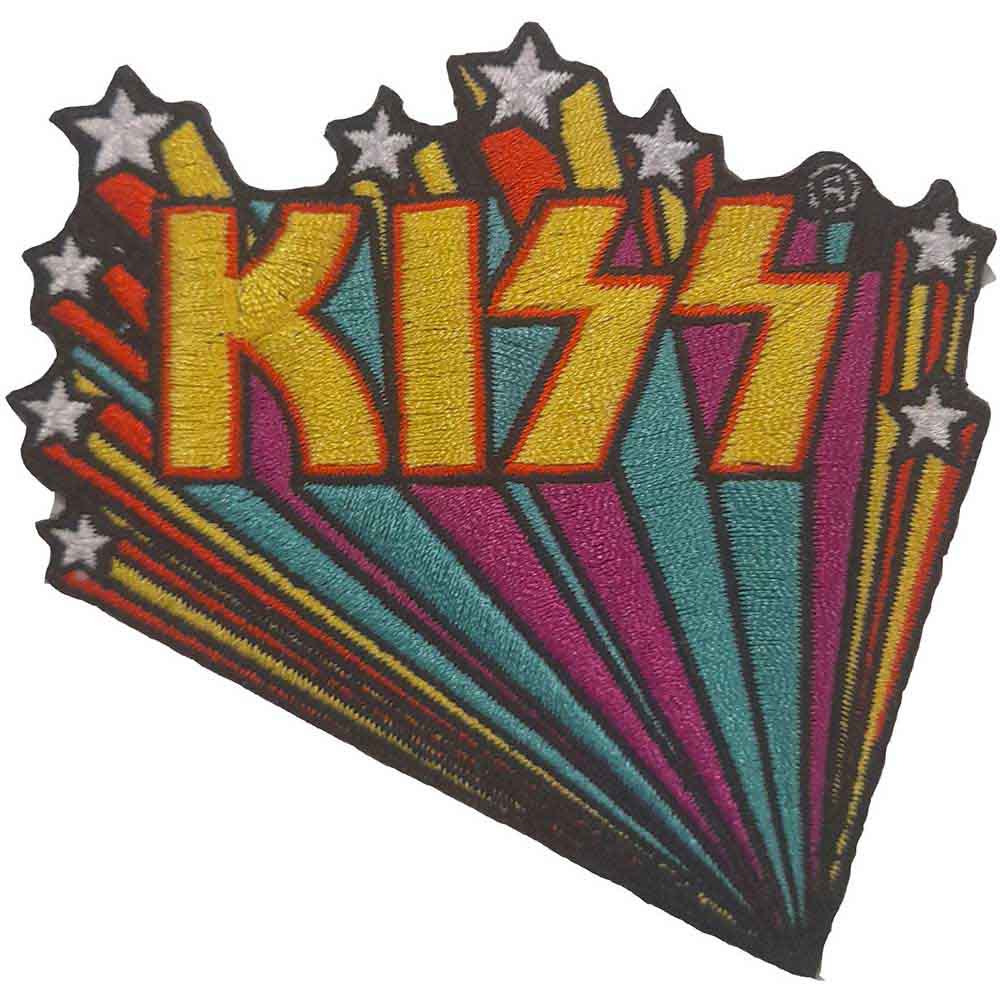 Kiss Patches Iron On - Star Banners