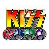 Kiss Pin Badge - Logo & Icons