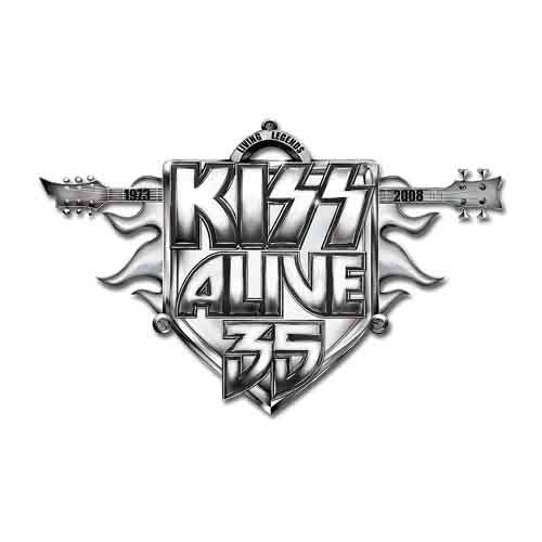 Kiss Pin Badge - Alive 35 Tour