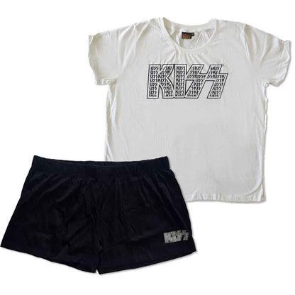 Kiss Women's Pyjamas - Logo Infill