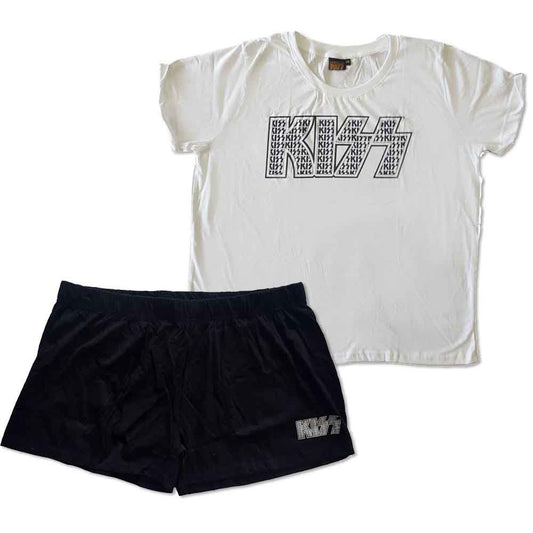 Kiss Women's Pyjamas - Logo Infill
