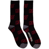 KISS Terry Socks - Logo Pattern