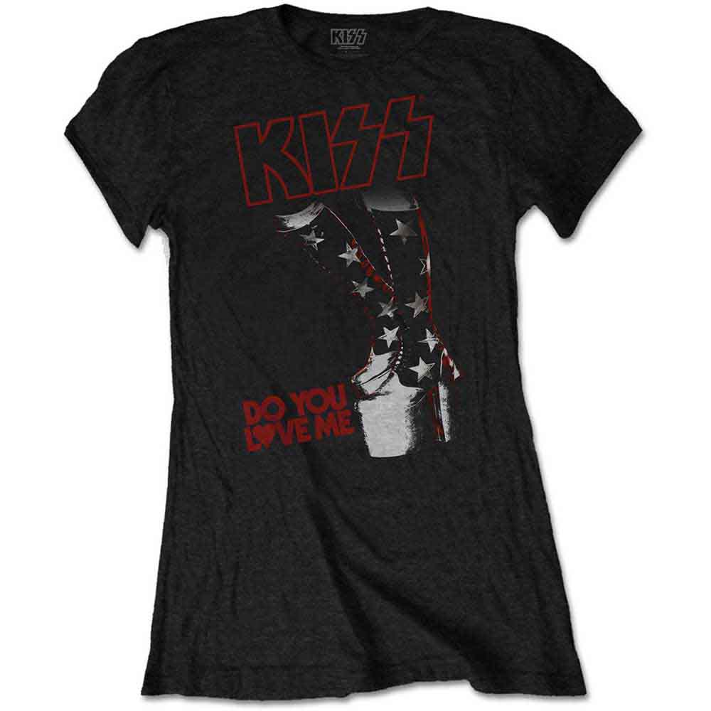 Kiss Women's T Shirt - Do You Love Me