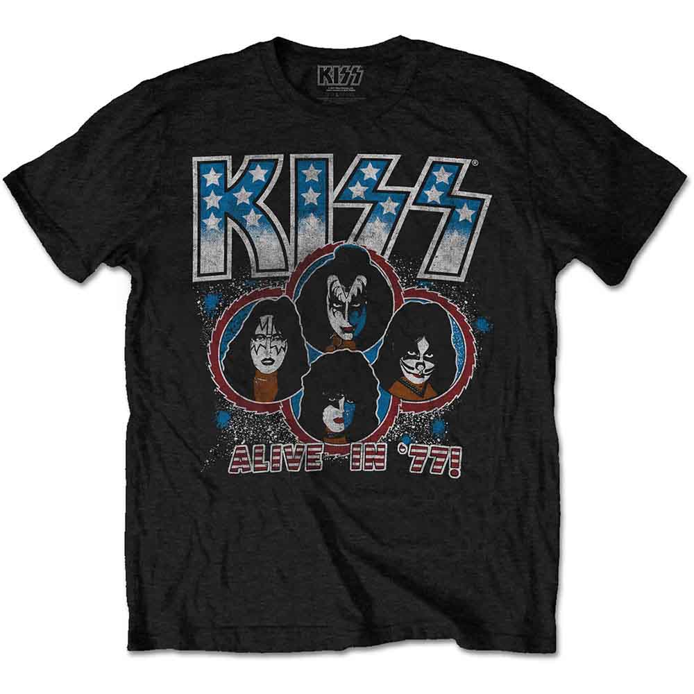 Kiss T Shirt - Alive in '77