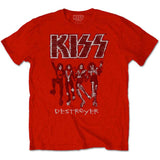 Kiss T Shirt - Destroyer Sketch