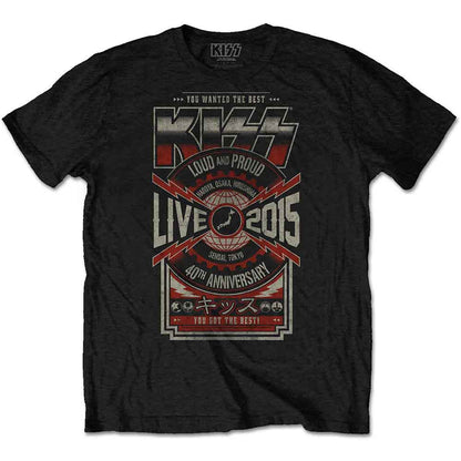 Kiss T Shirt - Japan Live 2015
