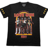 Kiss T Shirt - Love Gun Stars