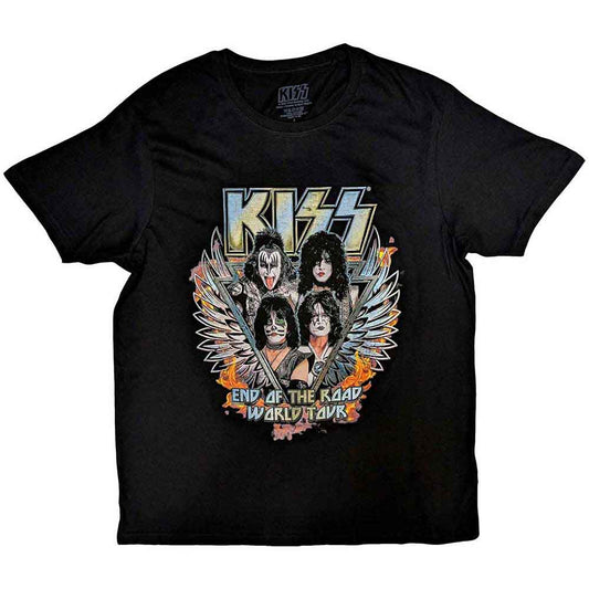 Kiss T Shirt - End Of The Road Wings