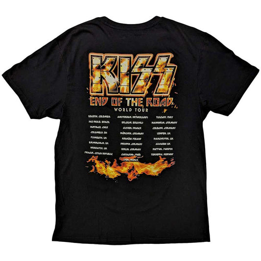 Kiss T Shirt - End Of The Road Tour Orange