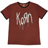 Korn T Shirt - Logo Ringer