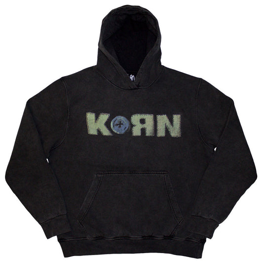 Korn Stone Wash Pullover Hoodie - Doll Issues Stone Wash