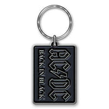 AC/DC Standard Keychains - Back In Black Cast Metal