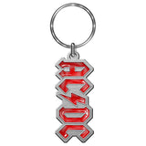 AC/DC Standard Keychains - Logo Cast Metal
