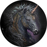 CELTIC UNICORN - Glass Chopping Board (Circular)