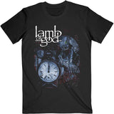 Lamb Of God T Shirt - Circuitry Skull Recolor