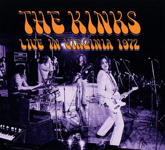 Kinks, The LP - Live In Virginia 1972 (2lp Orange Vinyl)