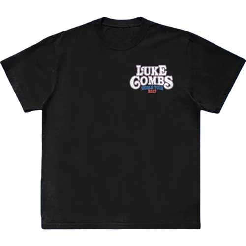 Luke Combs T Shirt - Tour '23 Skull