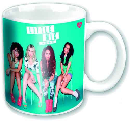 Little Mix Matte Mugs - Peacelove Black On White | Buy Now For 9.99