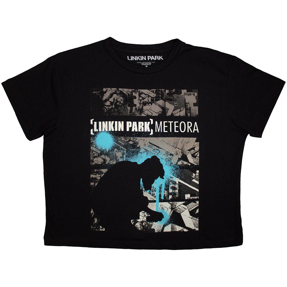 Linkin Park Women's Crop Top - Meteora Drip Collage | Buy Now For 24.99