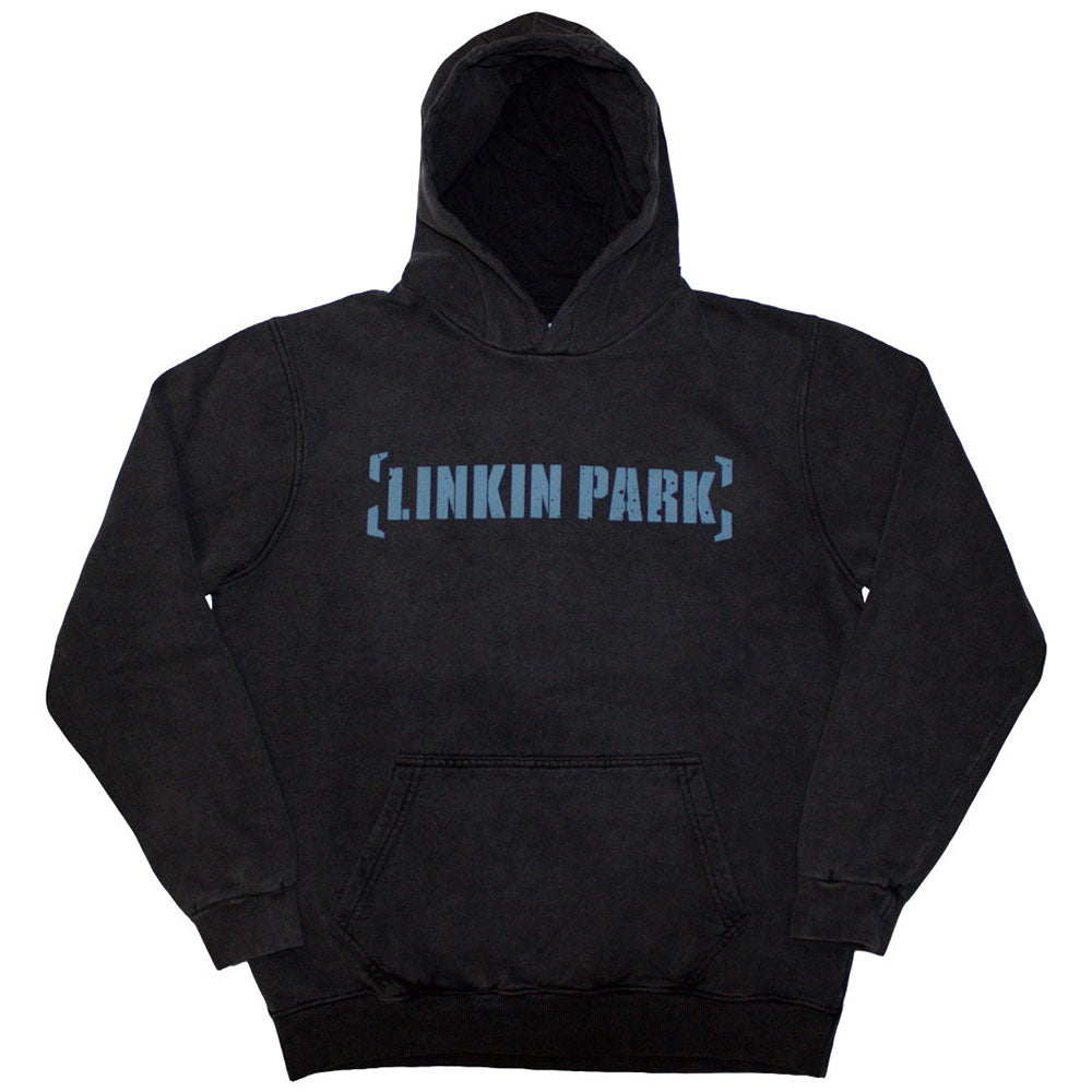 Linkin Park Stone Wash Pullover Hoodie - Meteora Portraits Stone Wash