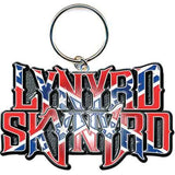 Lynyrd Skynyrd Standard Keychains - Flag Logo