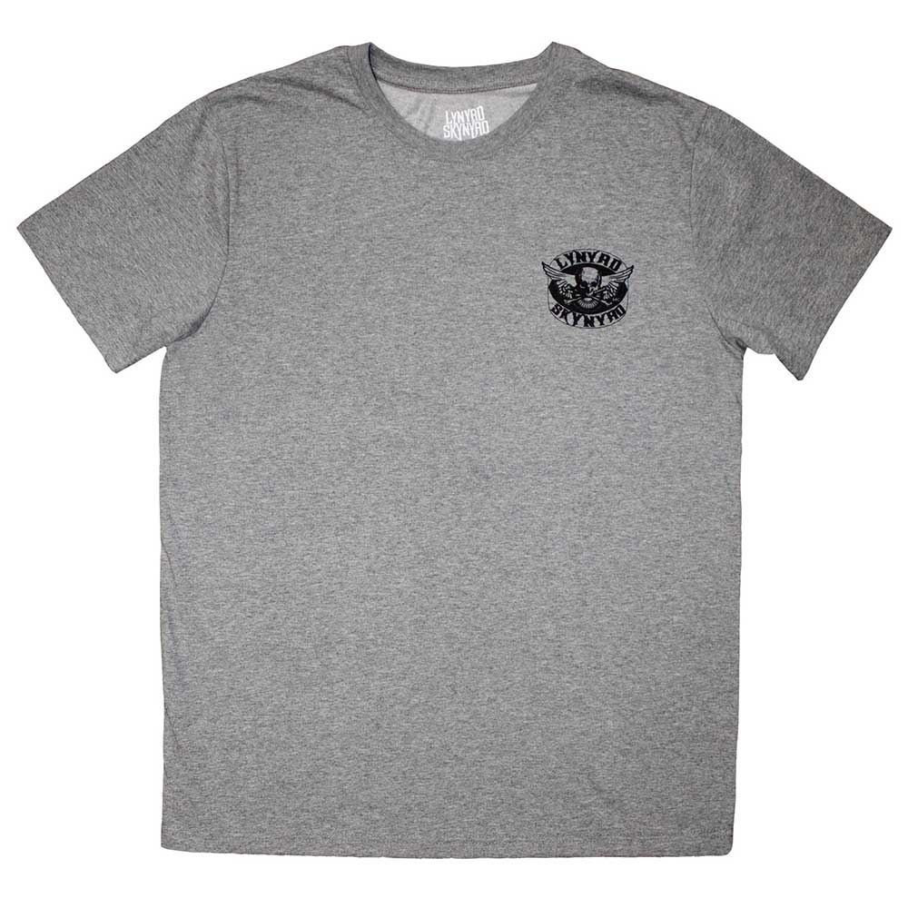 Lynyrd Skynyrd T Shirt - Mini Biker Patch Logo Mono