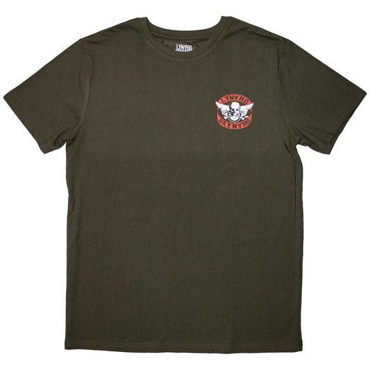 Lynyrd Skynyrd T Shirt - Mini Biker Patch Logo