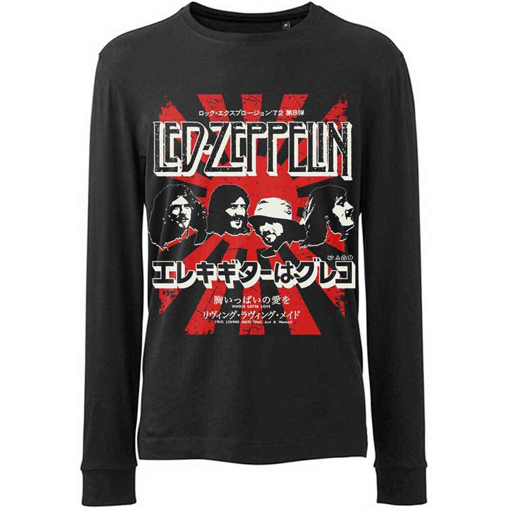 Led Zeppelin Long Sleeve T Shirt - Japanese Burst