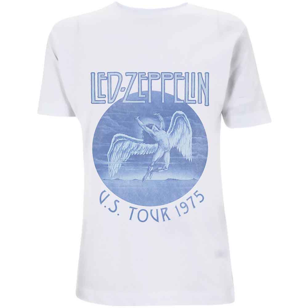 Led Zeppelin T Shirt - Tour '75 Blue Wash | Buy Now For 24.99