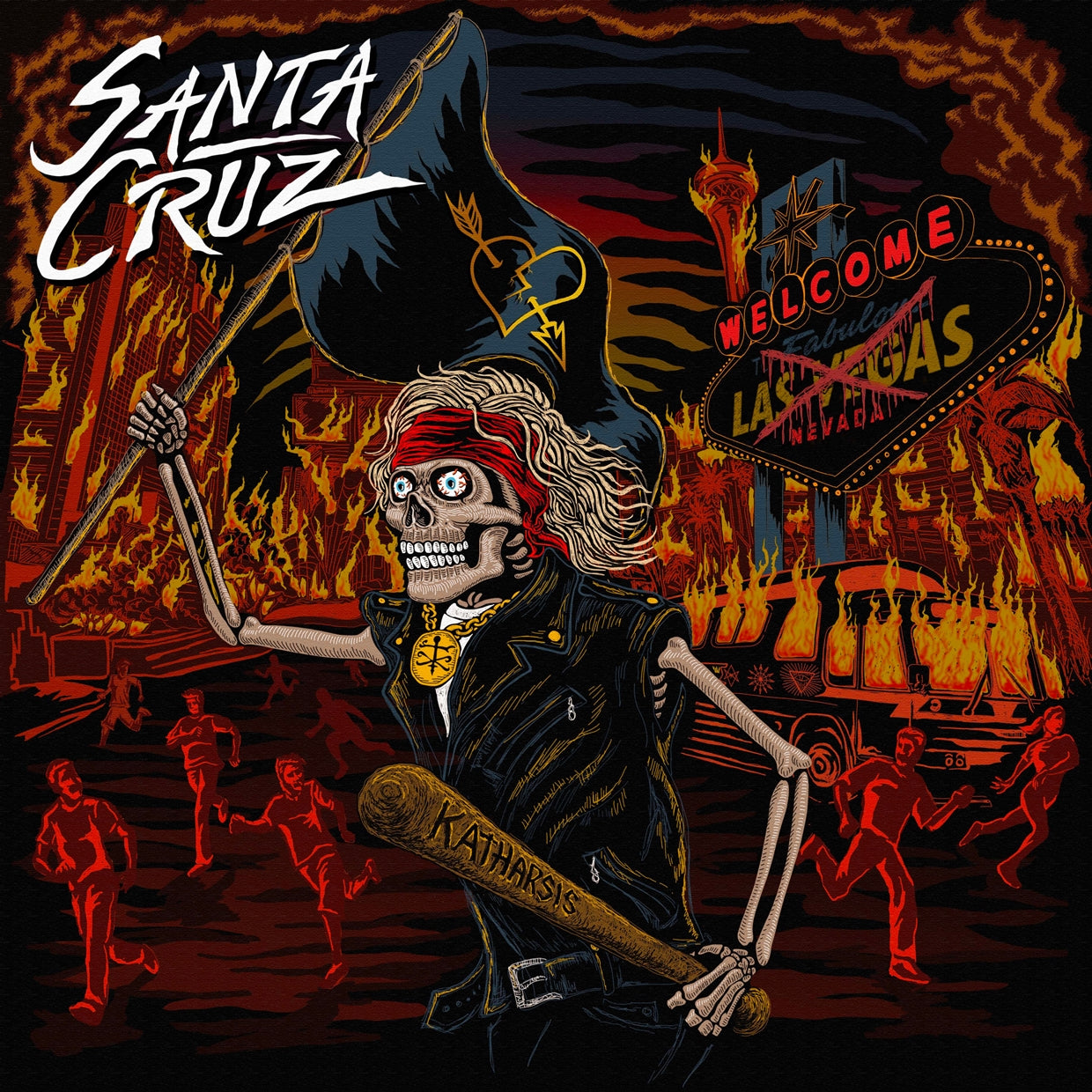 Santa Cruz LP - Katharsis (European Exclusive Neon Violet Vinyl) | Buy Now For 29.99