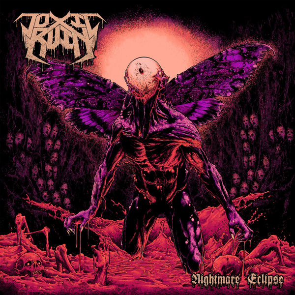 Toxic Ruin LP - Nightmare Eclipse (Maroon Vinyl) | Buy Now For 38.99