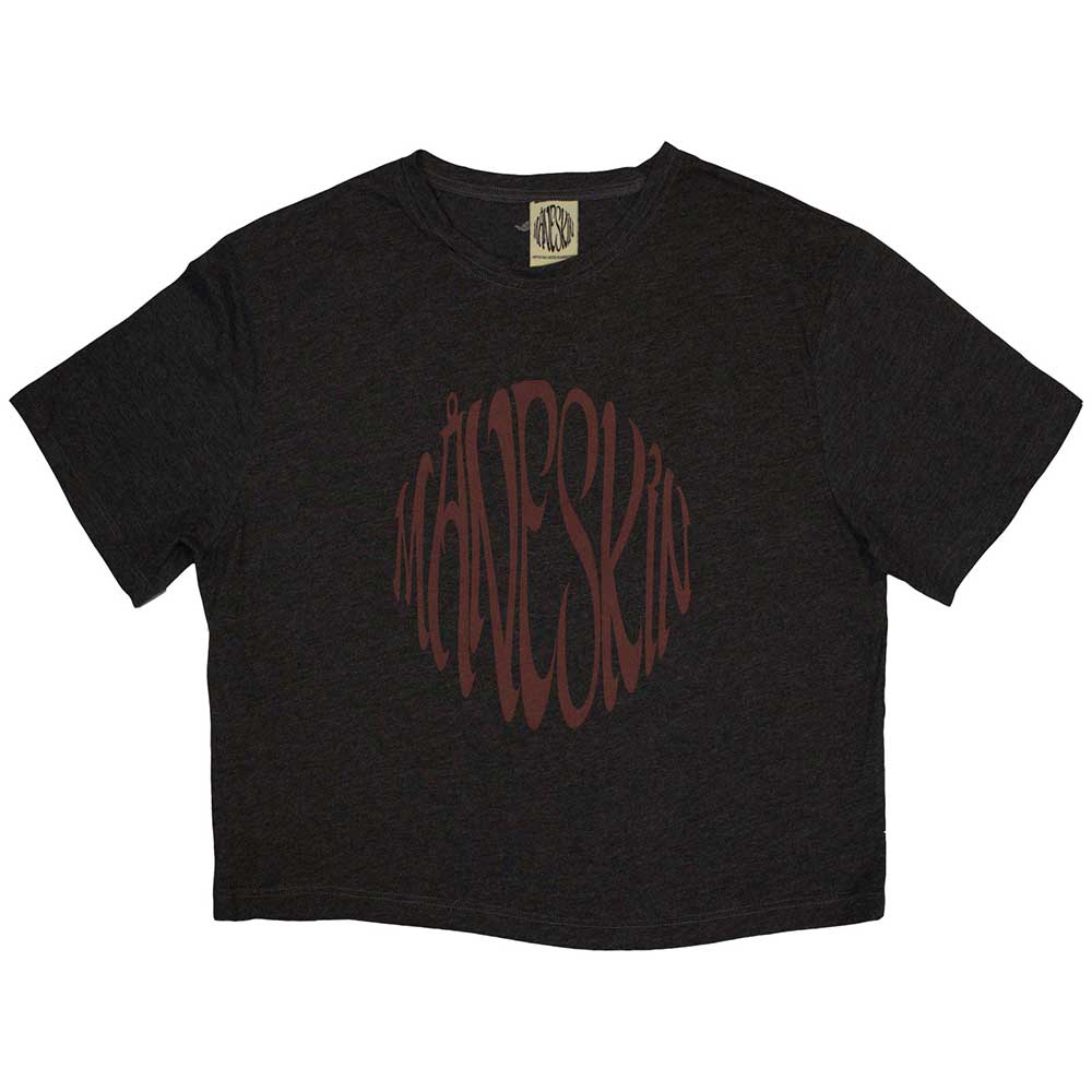 Maneskin Women's Crop Top - Warped Logo